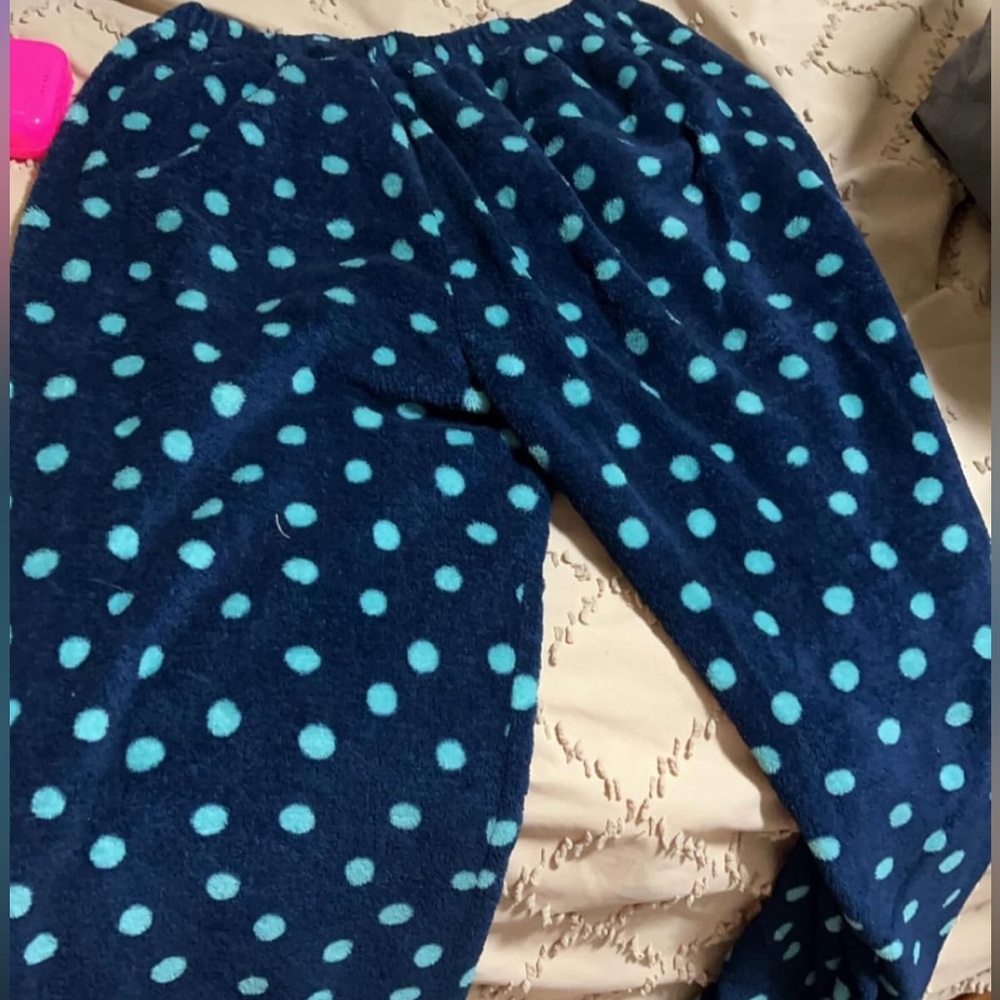 Blue poka dot  soft pj pants